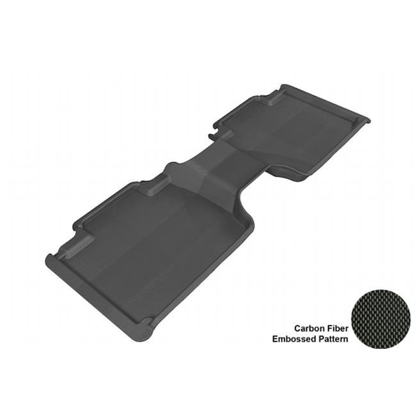 3D Maxpider L1TY09121509 TOYOTA TACOMA 2012-2014 ACCESS CAB KAGU BLACK R2 W/ STORAGE BOX Floor Mat L1TY09121509 - main